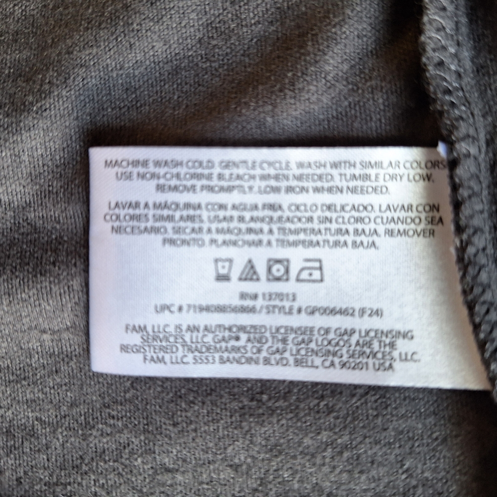 GAP Men's Gray Long Sleeve Shirt - Picture 7 of 8